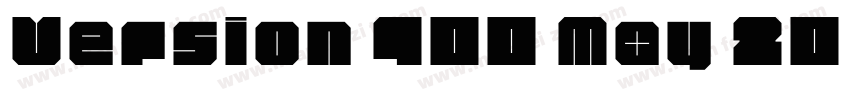 Version 100 May 20 2013 initial字体转换